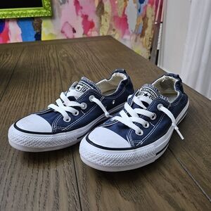 Converse Dark Blue Canvas Sneakers